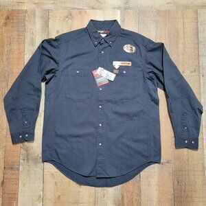 Durable Wrangler Riggs Navy Workwear Shirt - New with Tags